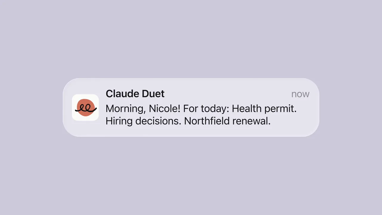 How to join the Claude Duet waitlist